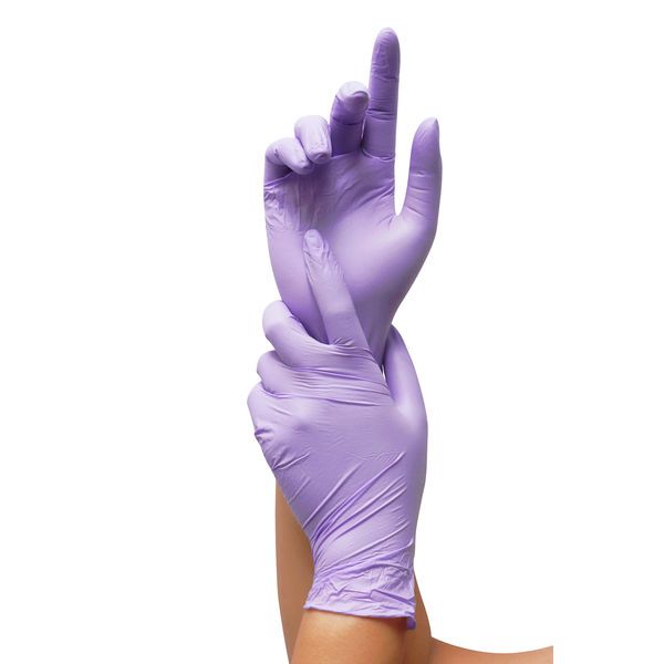 検査検診用ニトリルグローブ ダリア 使用シーン